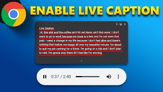 How to Enable Live Caption on Google Chrome