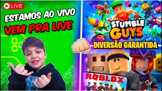 🔴 LIVE AO VIVO | JOGANDO COM INSCRITOS 🎯🎮 #roblox #stumbleguys