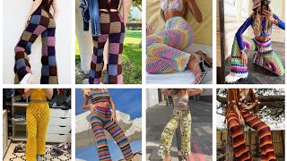 Amazing design of crochet pants / trousers latest crochet pattern designs