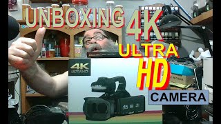 4K Ultra HD Camera Unboxing