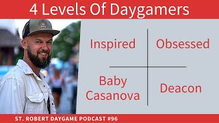 Four Levels Of Daygamers. WHICH ONE ARE YOU? | St. Robert Daygame Podcast #96