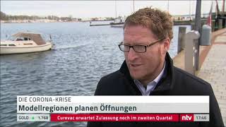 Eckernförde: TV Interview mit Stefan Borgmann  (Touristik & Marketing) über die Modellregion - 2021