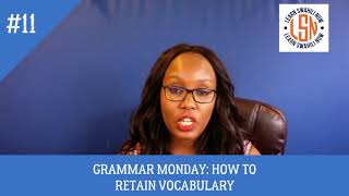 How to easily retain Vocabulary