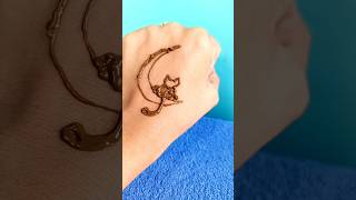 henna😲 #shorts #trending #cat #viralvideo #henna #art #creative #shortsviral #catlover  #youtube 😺❤