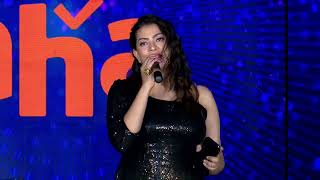 Singer Geetha Madhuri's Refreshing Performance @ Telugu Indian Idol Season 2 Curtain Raiser