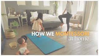 Montessori daily routine with 2 kids (3 yrs & 9 mths) | How we Montessori at home