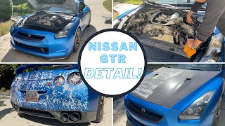 NASTY NISSAN GTR I MOBILE DETAIL!| DIRT TO SHINE!!