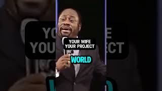 your wife is your project Myles Munroe #motivation #shortsvideo #shorts #shortsfeed