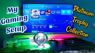 My Platinum Trophies + Gaming Setup Tour - PS5 Hype Is On