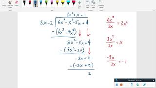 Chapter 3.3 - Dividing Polynomials