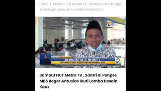 SAMBUT HUT METRO TV, ISISWA SMA BP FAI UMJ ANTUSIAS MENGIKUTI LOMBA DESIAN KAOS