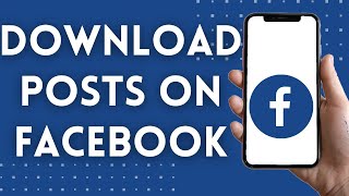 How to Download ALL Posts on Facebook 2022 |  download all Facebook posts at once