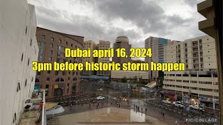 Dubai before epic storm #dubai #dubaistorm #storm