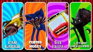 MONSTER BATTLE ⚔️ Car Eater & Cursed Huggy & Bus Eater & CatNap Nightmare - Who is the BEST?