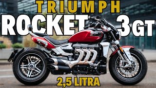 UPALAMY i WYMIENIAMY OPONE w Triumph Rocket 3GT 2,5 LITRA!!!