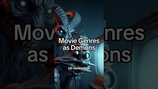 Movie genres as Demons!🎬 #movies #ai #aiart #shorts #demons