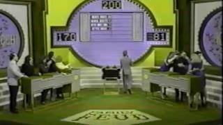 0027 US TV clip June 1992 - Family Feud