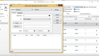 Search for items in Archived Outlook Folders