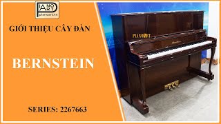 Đàn piano BERNSTEIN với thiết kế cổ điển và sang trọng phù hợp với nhiều thể loại âm nhạc - pianoart