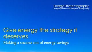 Give energy the strategy it deserves !!!