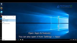 How to uninstall apps / software in Windows 10