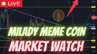 MILADY MEME COIN  JASMY COIN  BTC  $NFK  \ MARKET WATCH \   ***WE ARE LIVE***