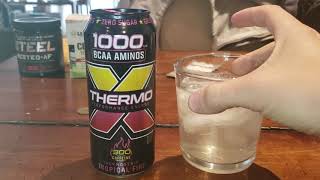 Rockstar Thermo X Energy Drink Review -  🍊🍍 Tropical Fire Flavor 🥭🥥