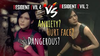 Ada Wong Face Expression!!!! (Resident Evil 4 Remake Separate Ways VS. Resident Evil 2 Remake)