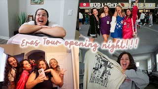 taylor swift eras tour opening night vlog!! get ready with me!