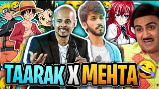 Funny ANIME PODCAST with @pantonfire CLIPS | Weeb samaaj, Naruto, JOJO, ONE PIECE, Taarak X Mehta