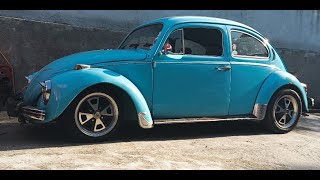 Vw Fusca 1970 - Parte 01 - Troca eixo traseiro - Manutenção corretiva de Freios