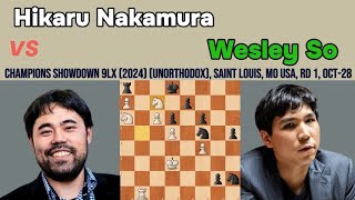 Champions Showdown 9LX: Hikaru Nakamura vs. Wesley So – Dynamic Play in Chess960