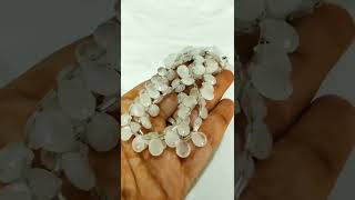 Natural gemstone jewellery for mining jewellery collection haul beaded jewelry set moonstone #shorts