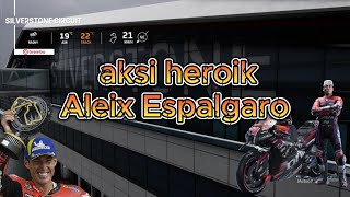 A. Espalgaro Mengejutkan sirkuit Silverstone