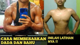 Cara Membentuk Otot Dada Dan Bahu Lebih Berotot di gym #Shorts