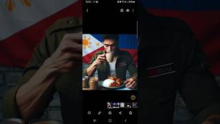 Microsoft 365 / MS Designer: Creating Image Tutorial: Filipino Guy Eating Chicken Adobo