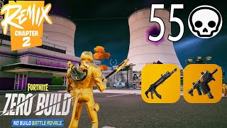 55 Elimination Solo Vs Squads "Zero Build" Gameplay (Fortnite Remix chapter 2) #fortniteremix