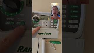 Manually Turn On 1 Sprinkler Zone: Rainbird Controller