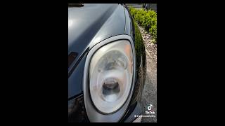 Heres some headlight restoration. #asmr #mobiledetailing #cardetailing