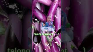 fallen split talong (eggplant 🍆)#vegetables #talong #eggplant #funplay #short