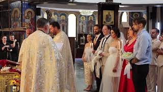 Marriage ceremony at church, Skopje, North Macedonia  MVI 1600