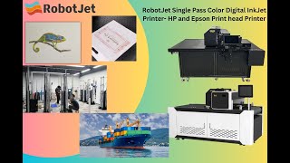 RobotJet Single Pass Digital  #hp #epson printhead printer