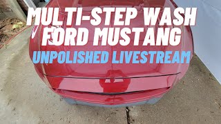 Multi-Step Decon Wash | Mustang S550 | Unpolished Livestream