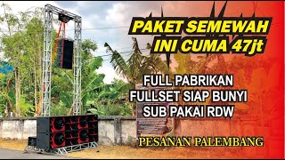 REVIEW dan CEK SOUND PAKET SOUND SYSTEM 47 jt SIAP KERJA..!!