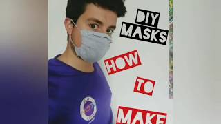 DIY MASKS - With 100% cotton T-Shirt