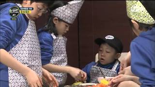 [20160310] WEKID Ep. 4 Cut - Yoo Yeon Seok and Blue Team kids preparing Kimbap together