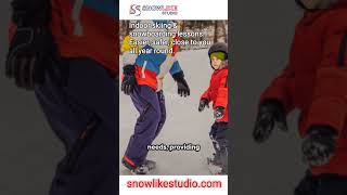 @snowlikestudio indoor ski lessons for beginners and advanced near Chicago