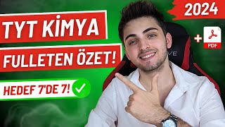 2024 TYT KİMYA FULLETEN SON TEKRAR! 🔥| Bunları Bilmeden Sınava Girme! | #yks #tyt