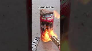 ORDINARY LIGHTER VS A LIGHTSABER!?🔥🏆 LINK IN BIO AND COMMENT#shortsvideo