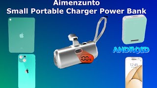 Aimenzunto Small Portable Charger Power Bank (Tech Tuesday)